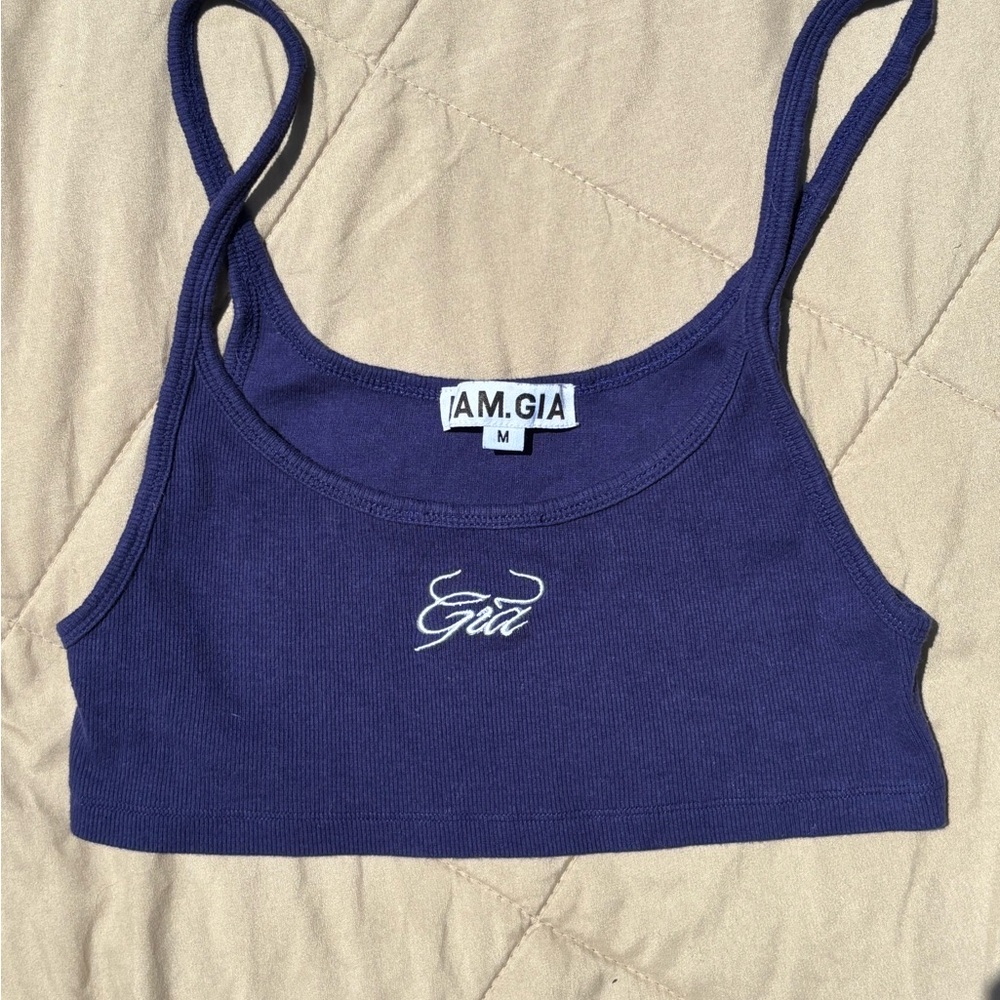 I.AM.GIA Purple Crop Top